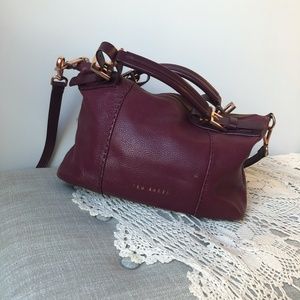 Ted Baker Leather Burgundy Purse